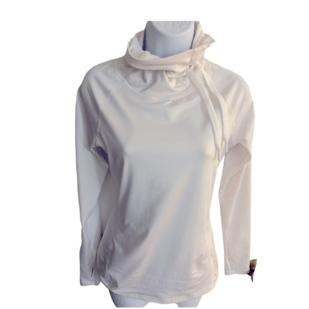 Layer 8 Sweatshirt Top - S white ,polyester spandex